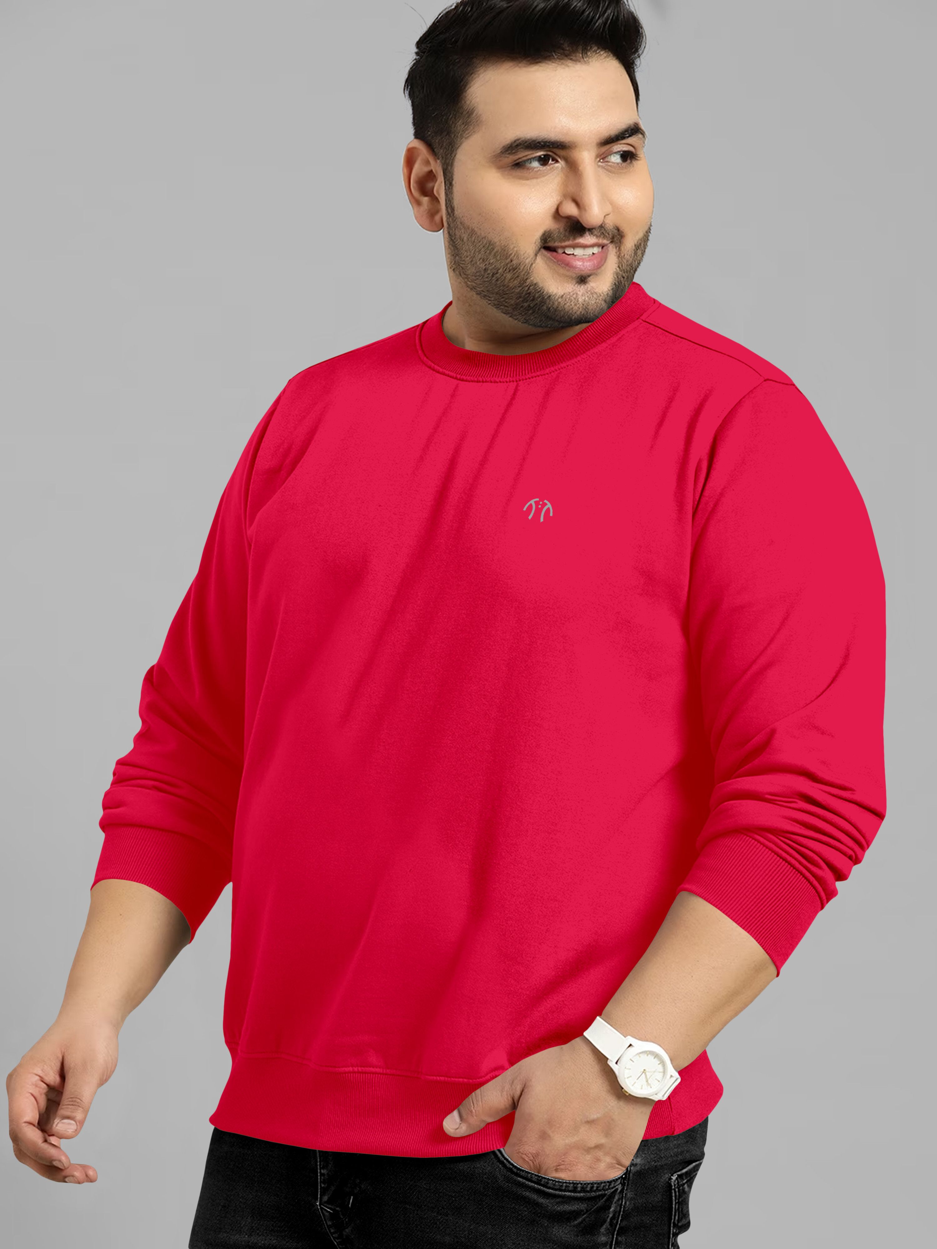 triptee Men Full Sleeve Solid Sweatshirt-picture-34