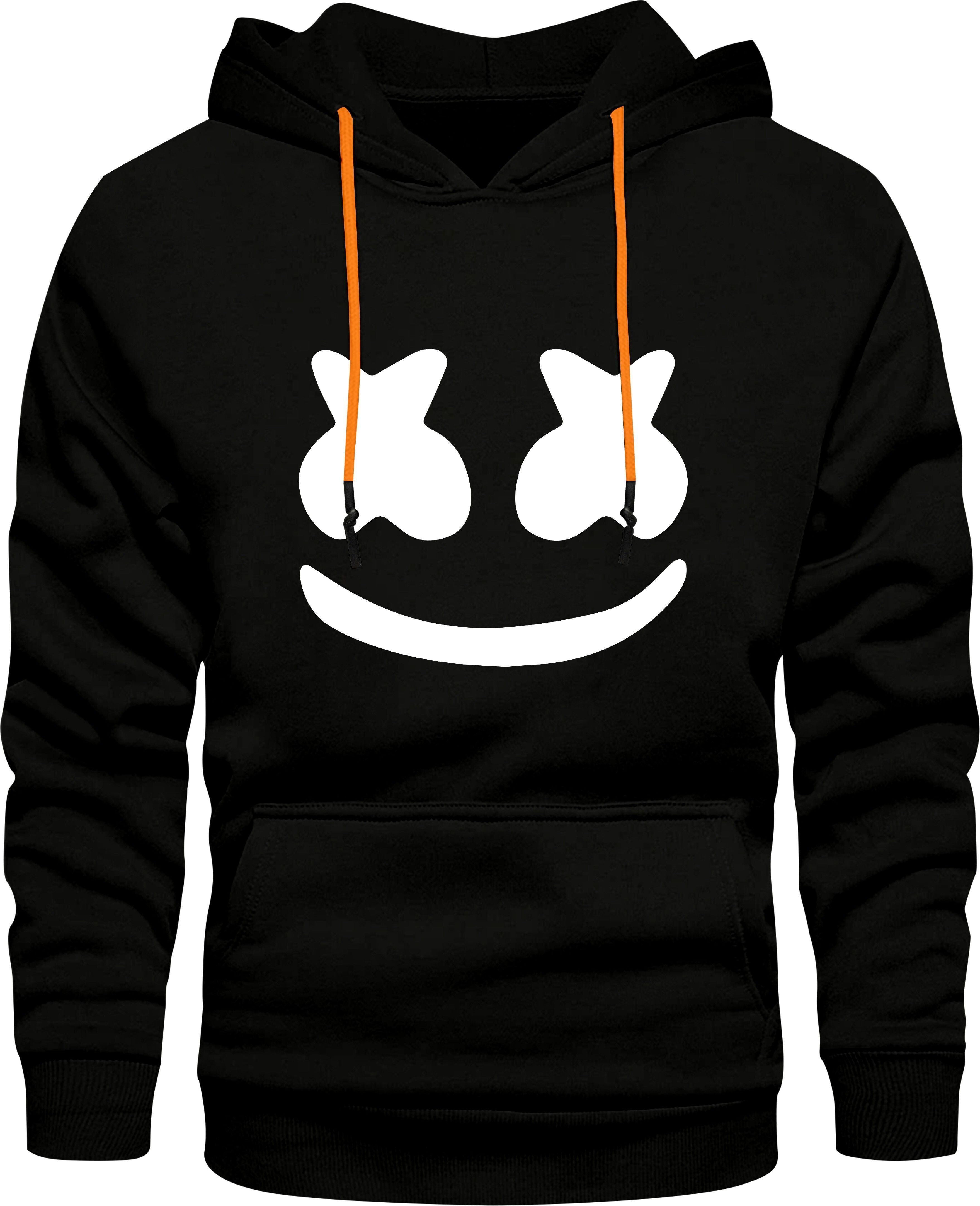 ramzox Men Full Sleeve Printed Hooded Sweatshirt-picture-4