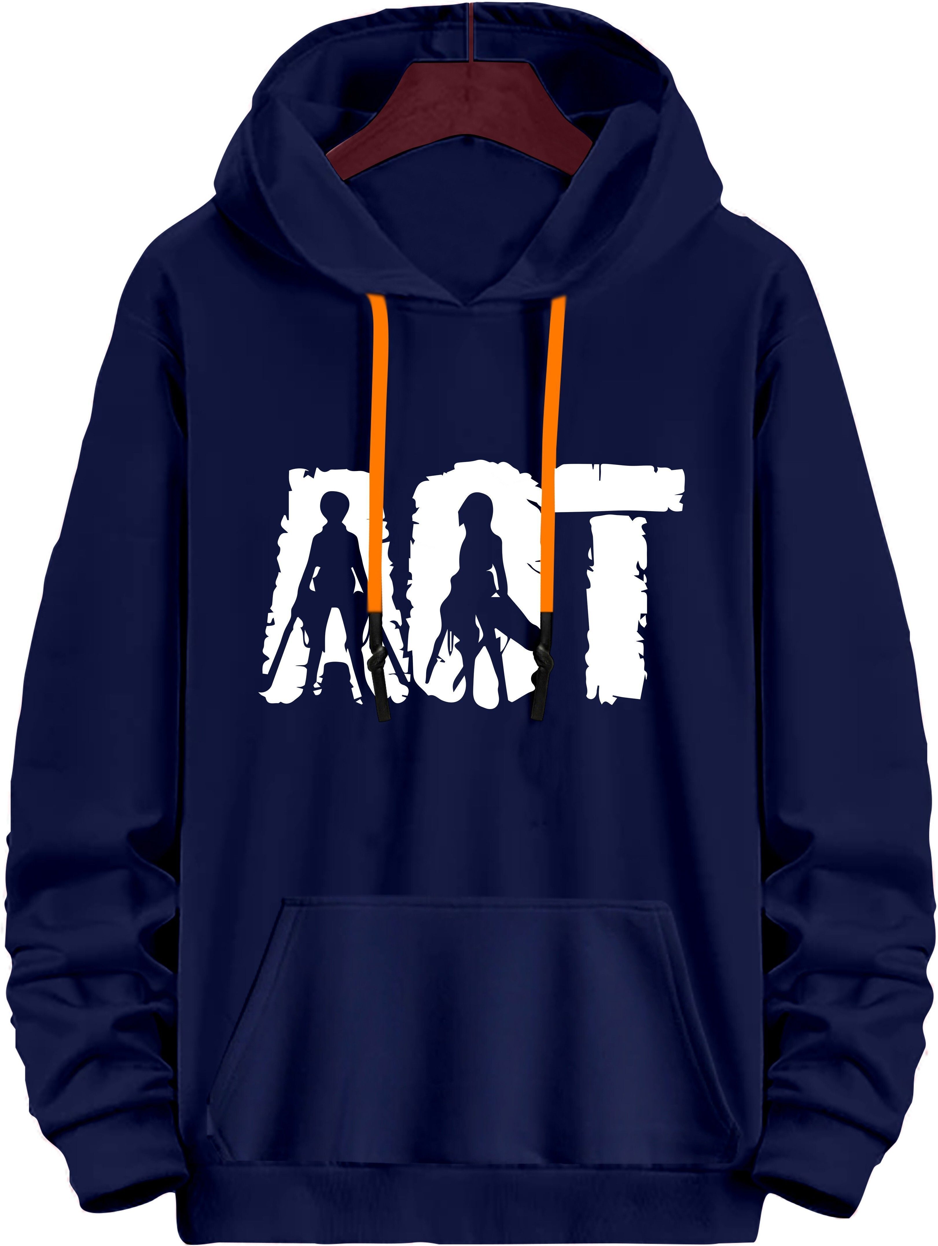 ramzox Men Full Sleeve Printed Hooded Sweatshirt-picture-30