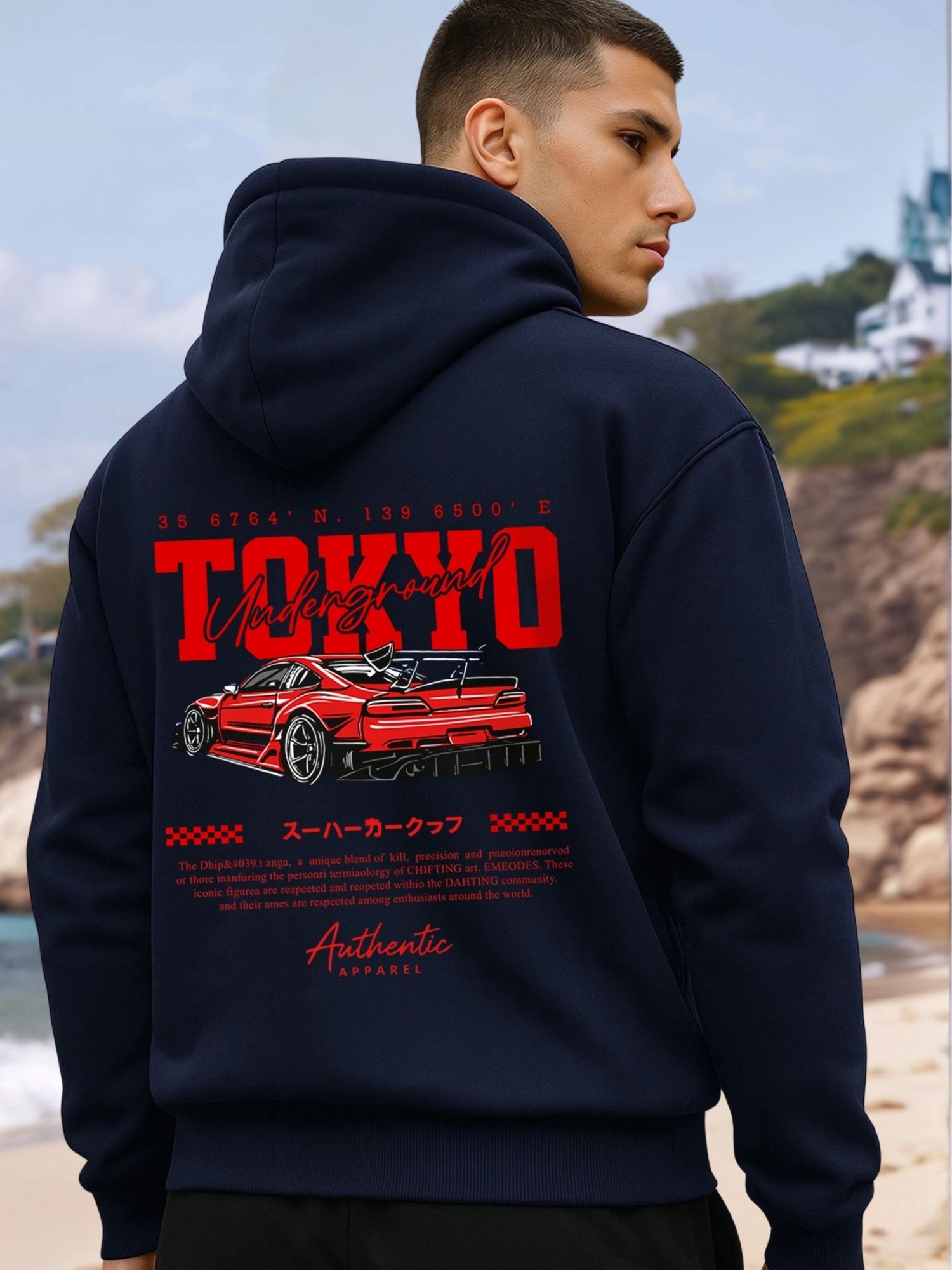 jump cuts Men Full Sleeve Printed Hooded Sweatshirt-picture-18