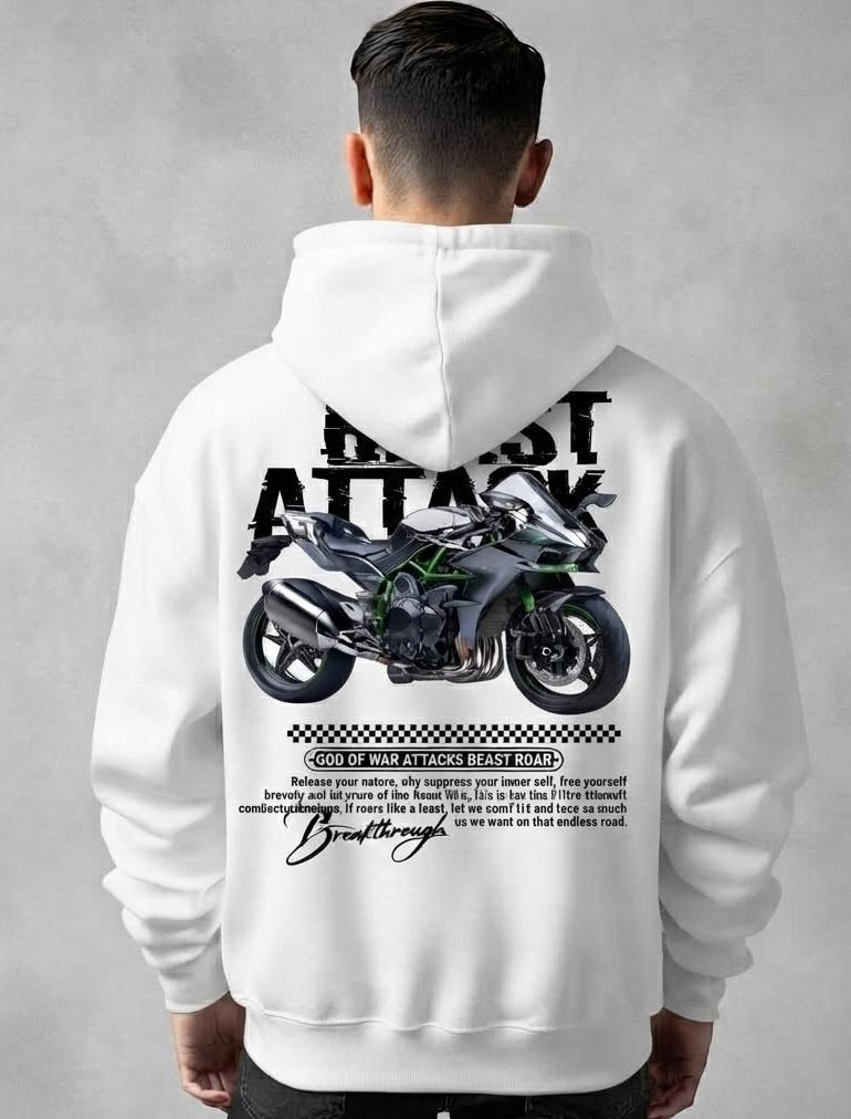 urvcreation Men Full Sleeve Graphic Print Reversible Hooded Sweatshirt-picture-27