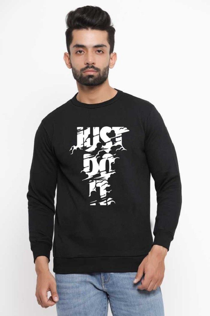 Men Full Sleeve Graphic Print Sweatshirt-image-3
