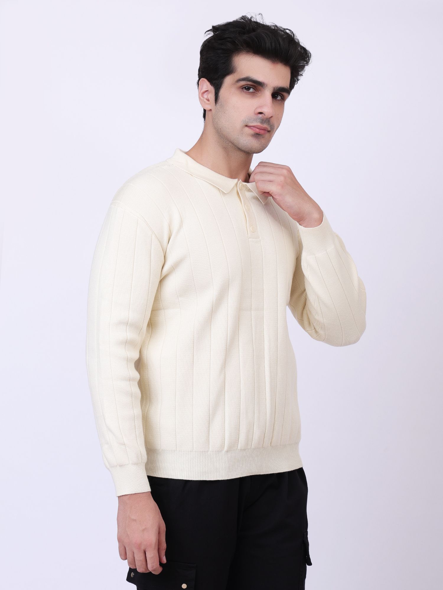 khasaabstyle Men Full Sleeve Self Design Sweatshirt-picture-27