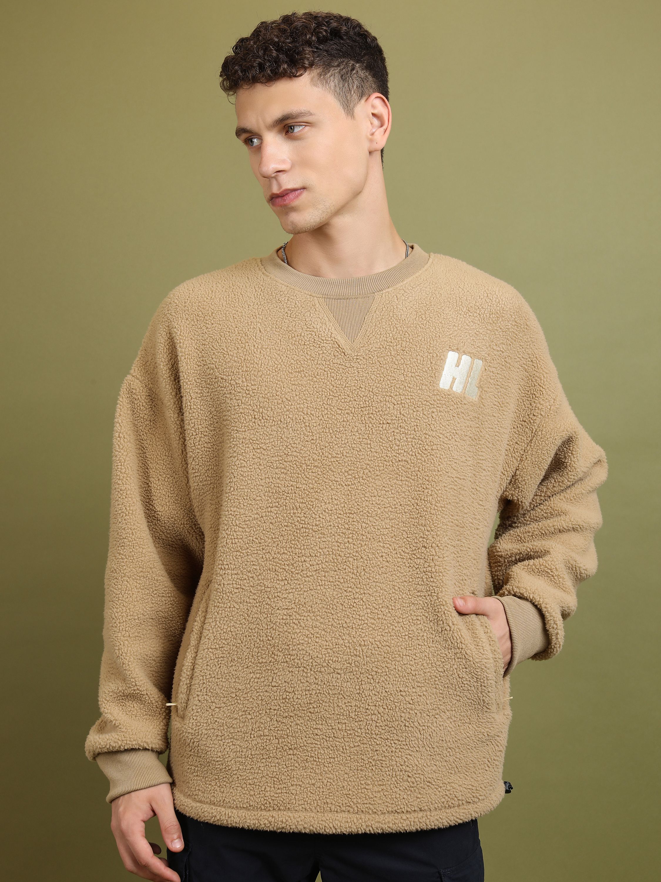 highlander Men Full Sleeve Self Design Sweatshirt-picture-19