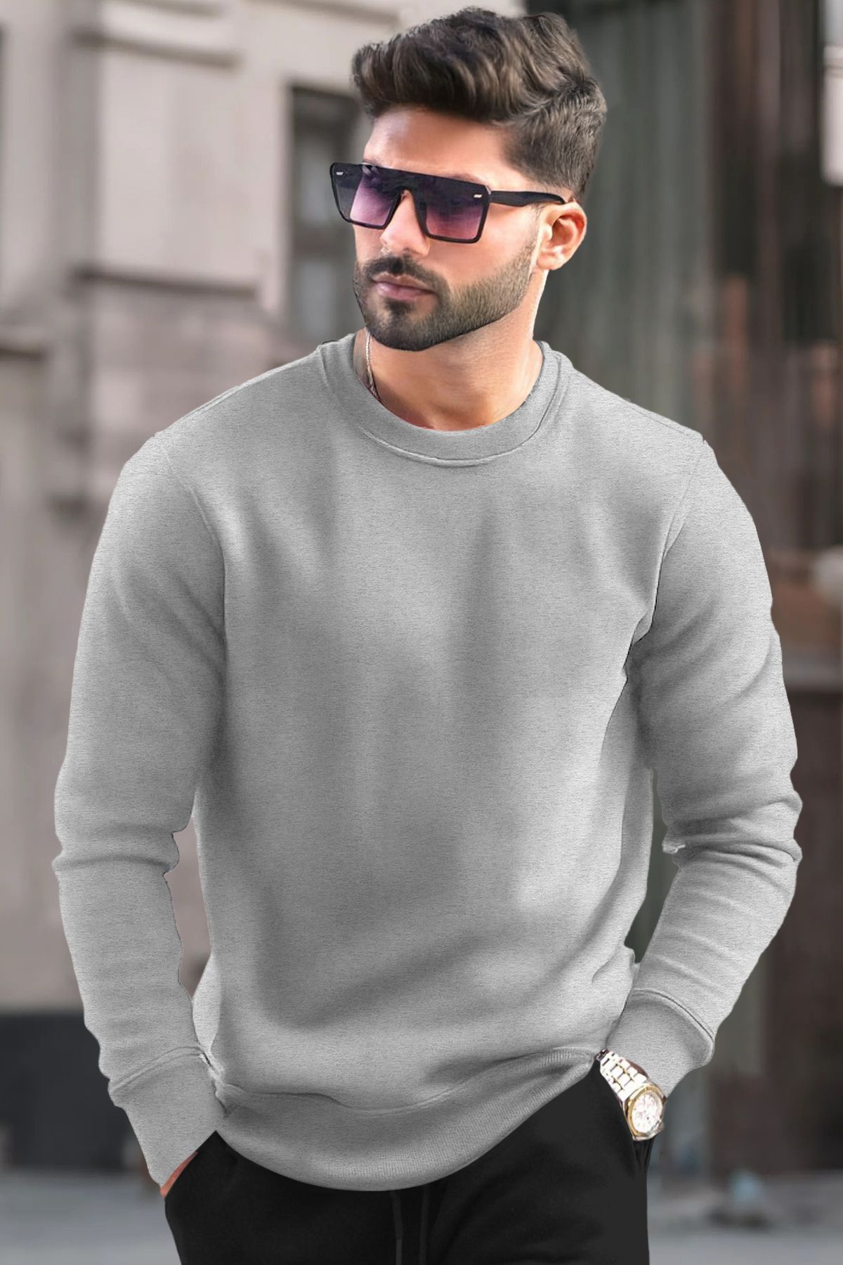 tripr Men Full Sleeve Solid Sweatshirt-picture-14