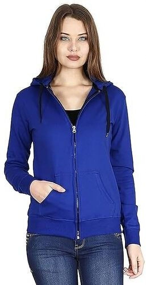 ramzox Men Full Sleeve Solid Hooded Sweatshirt-picture-0