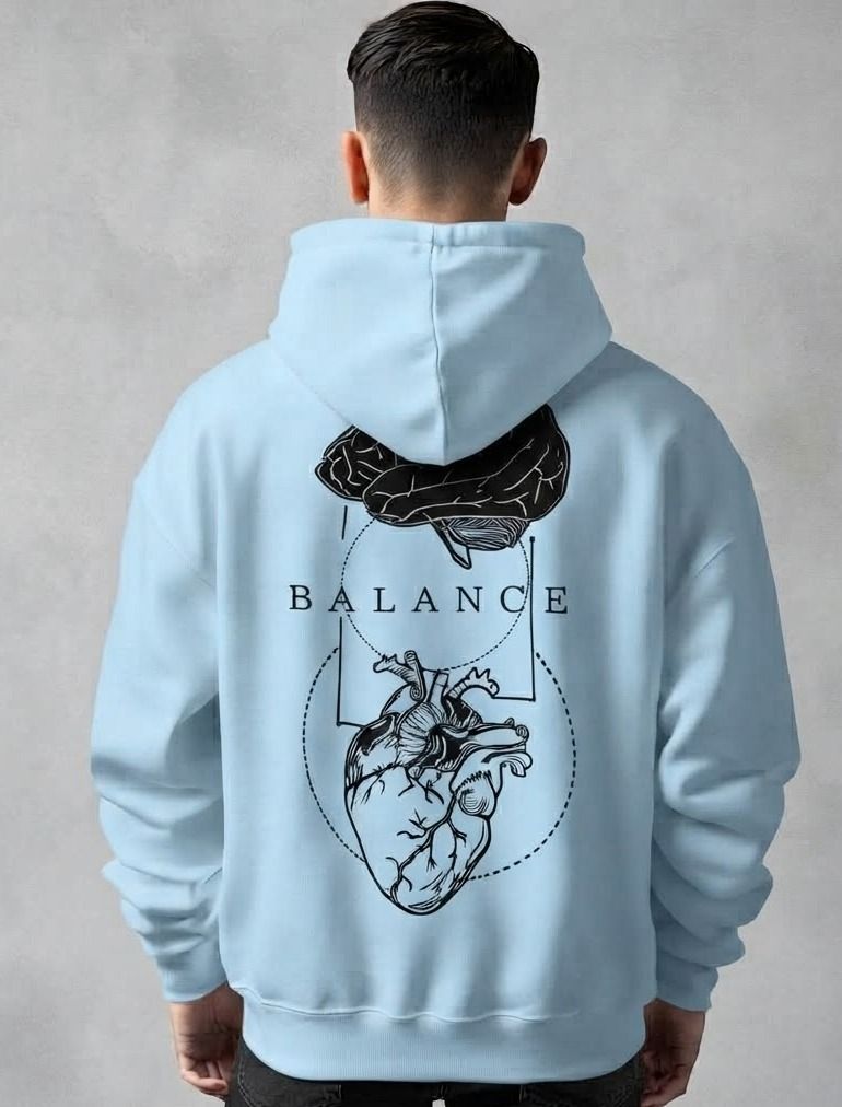 urvcreation Men Full Sleeve Graphic Print Reversible Hooded Sweatshirt-picture-21
