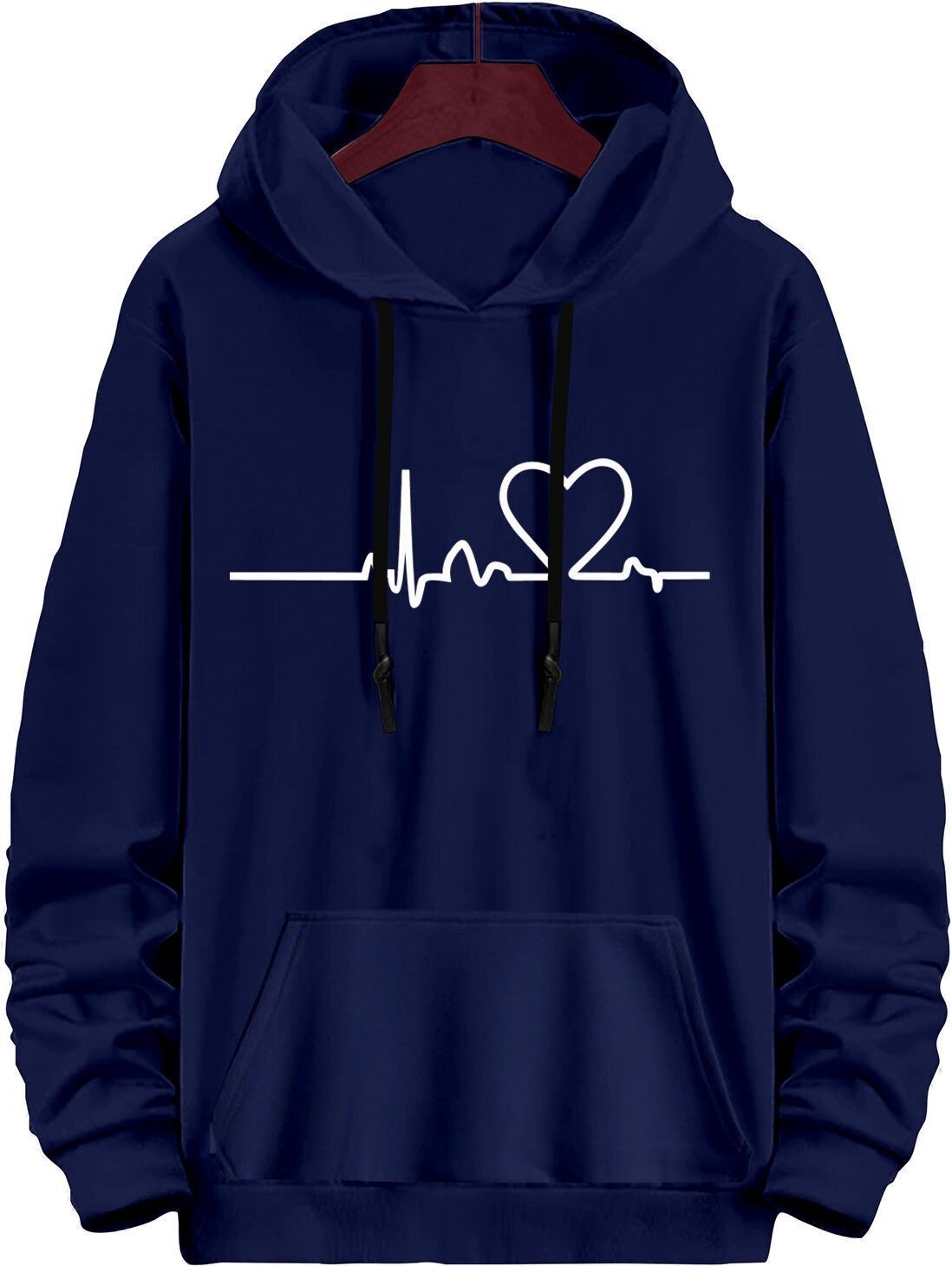 ramzox Men Full Sleeve Graphic Print Hooded Sweatshirt-picture-1