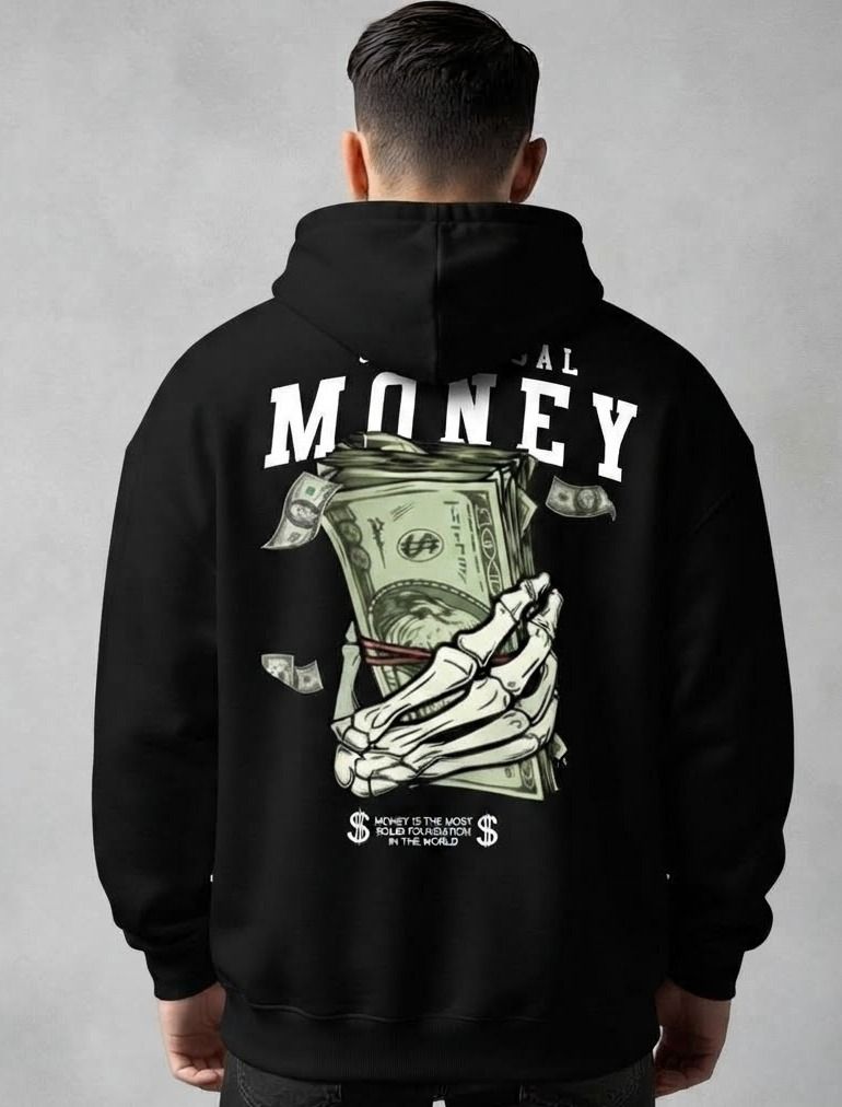 urvcreation Men Full Sleeve Graphic Print Reversible Hooded Sweatshirt-picture-31