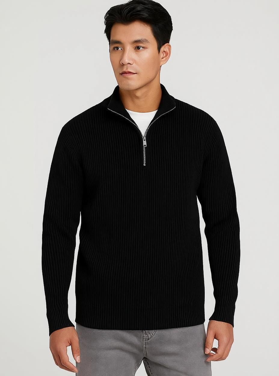azizan Men Full Sleeve Self Design Sweatshirt-picture-21