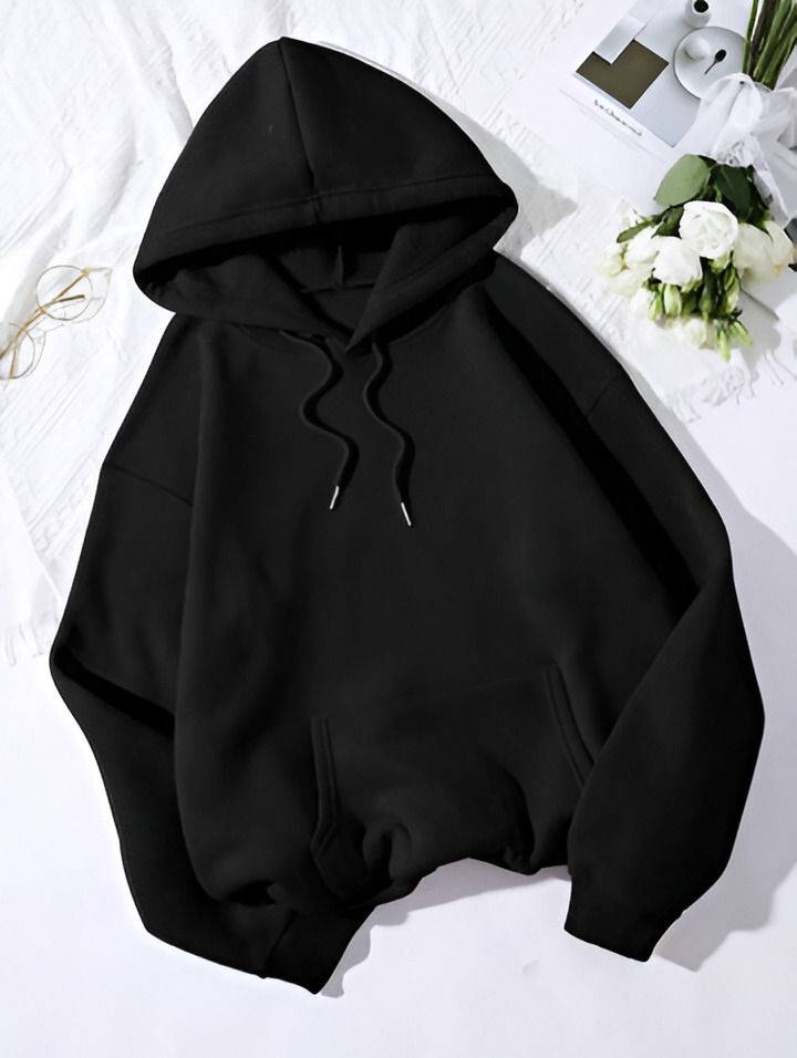 nyraparis Men Full Sleeve Solid Hooded Sweatshirt-picture-21