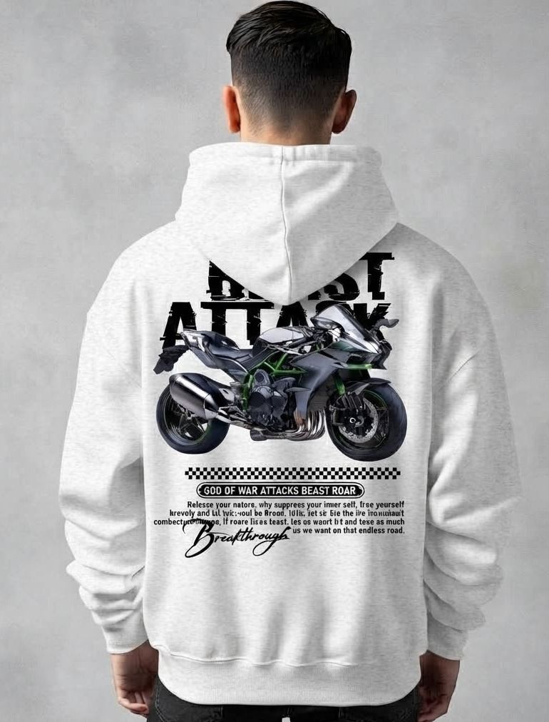 urvcreation Men Full Sleeve Graphic Print Reversible Hooded Sweatshirt-picture-16