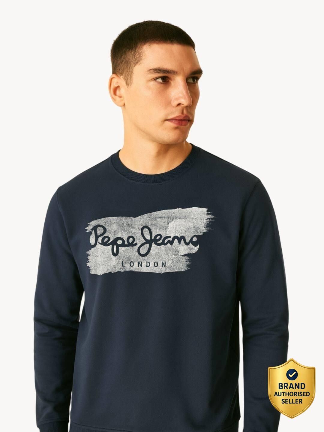 pepe jeans Men Full Sleeve Graphic Print Sweatshirt-picture-12