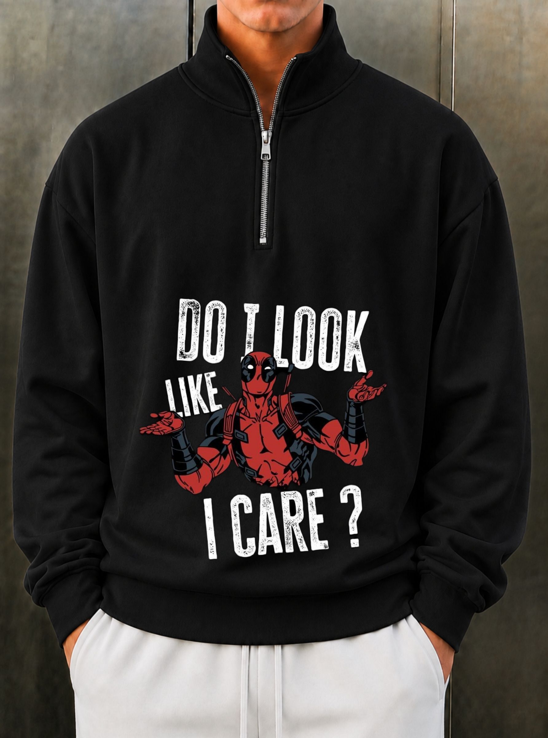 chain link Men Full Sleeve Printed Hooded Sweatshirt-picture-39