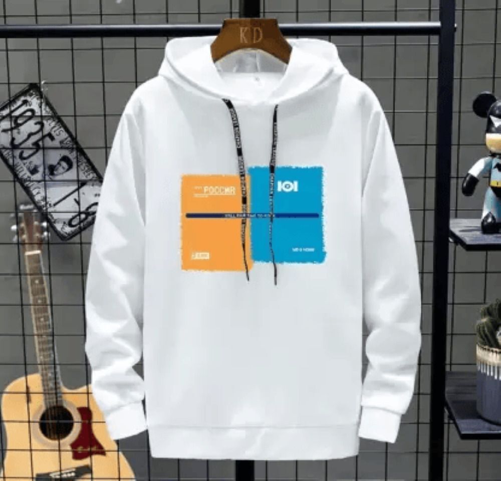 ramzox Men Full Sleeve Printed Hooded Sweatshirt-picture-24