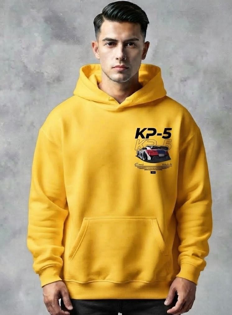 urvcreation Men Full Sleeve Graphic Print Reversible Hooded Sweatshirt-picture-22