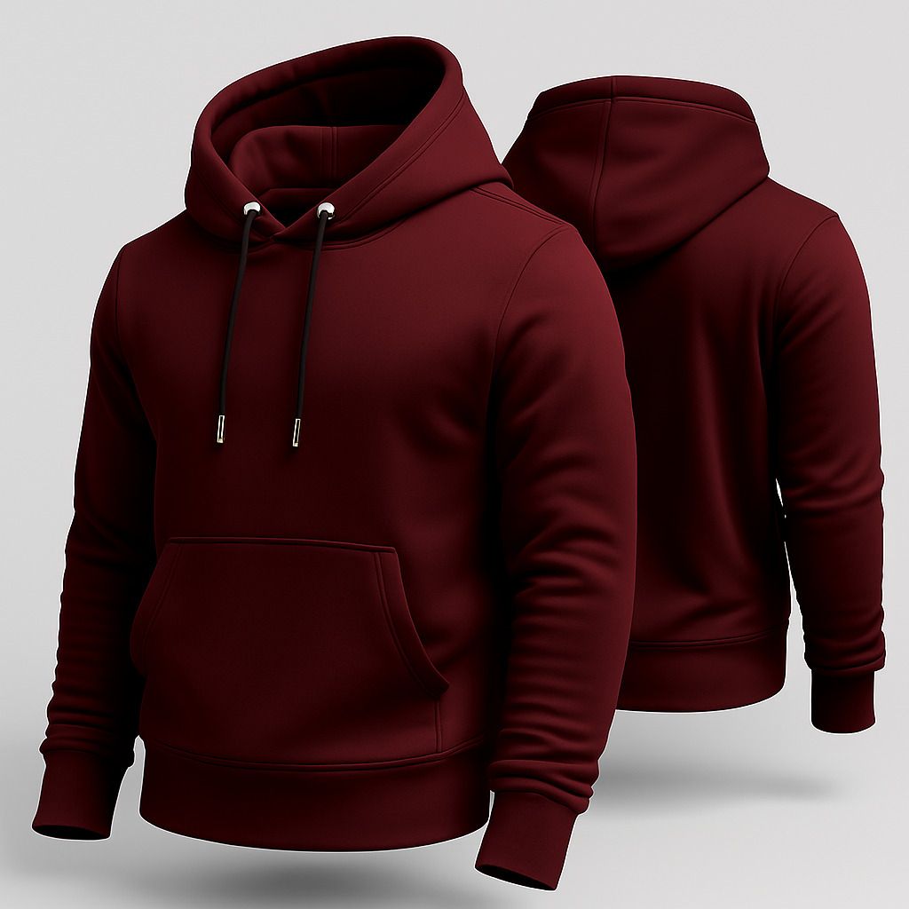 xsware Men Full Sleeve Solid Hooded Sweatshirt-picture-16
