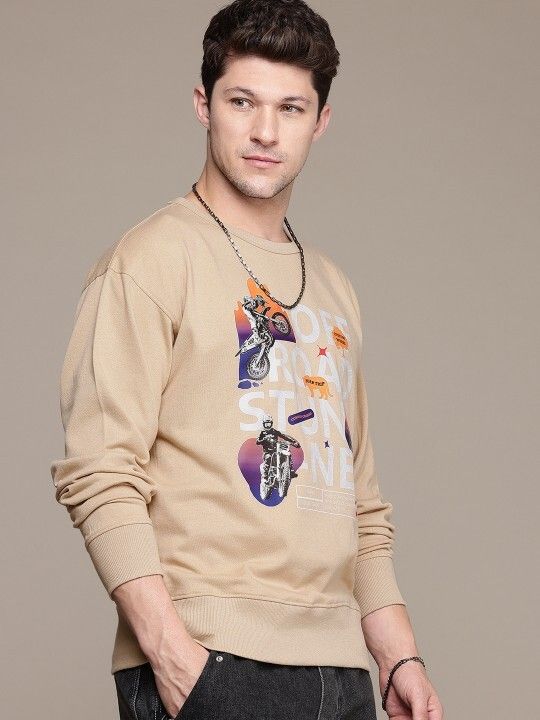 roadster Men Full Sleeve Graphic Print Sweatshirt-picture-24