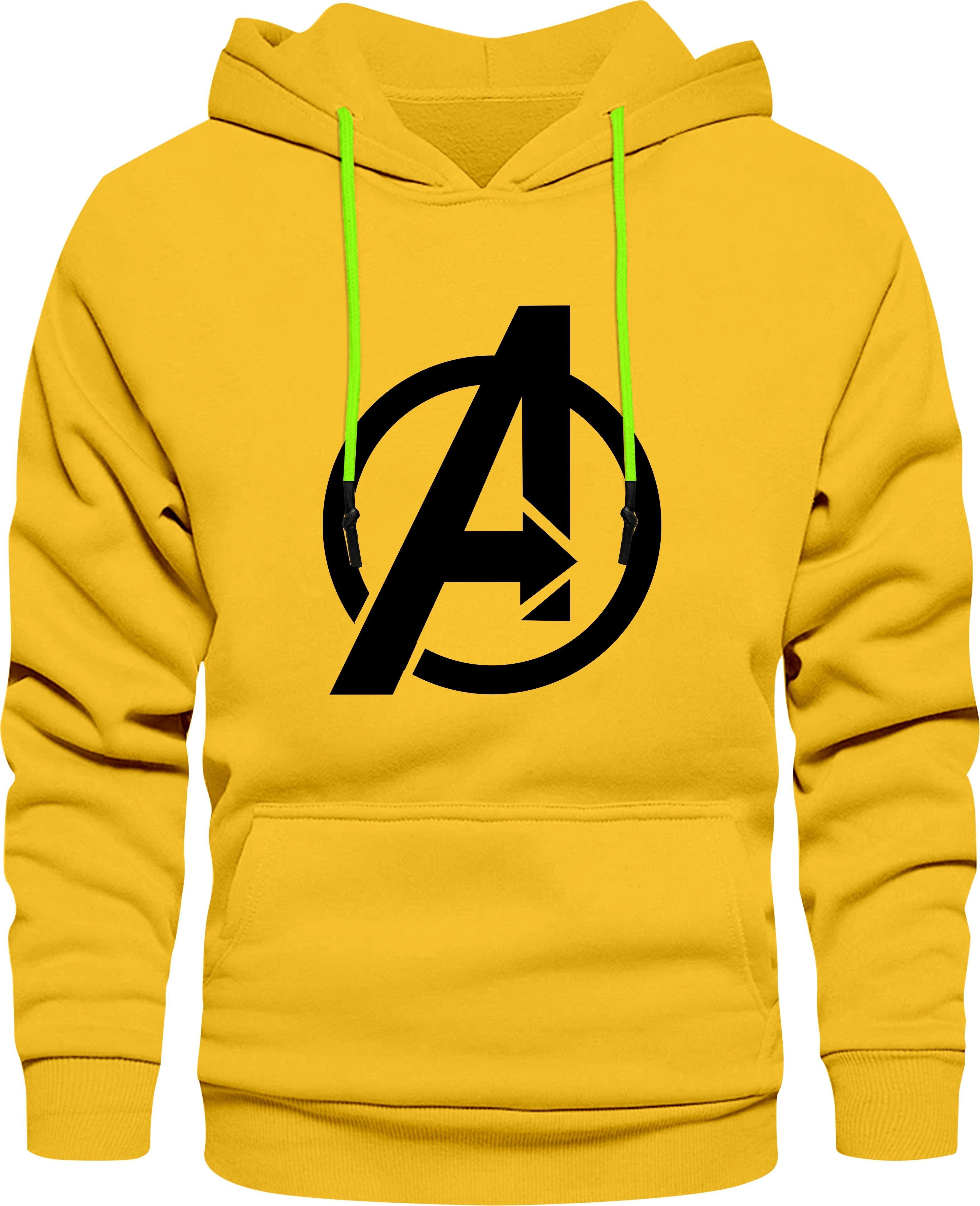 ramzox Men Full Sleeve Printed Hooded Sweatshirt-picture-27