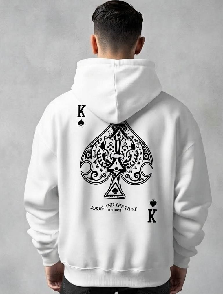 urvcreation Men Full Sleeve Graphic Print Reversible Hooded Sweatshirt-picture-25