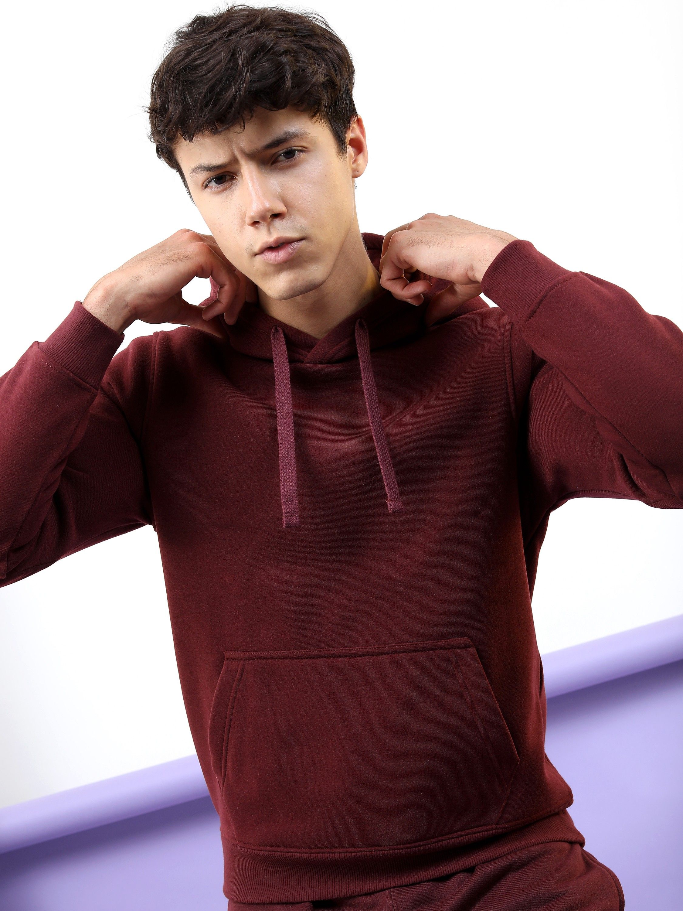 highlander Men Full Sleeve Solid Hooded Sweatshirt-picture-19