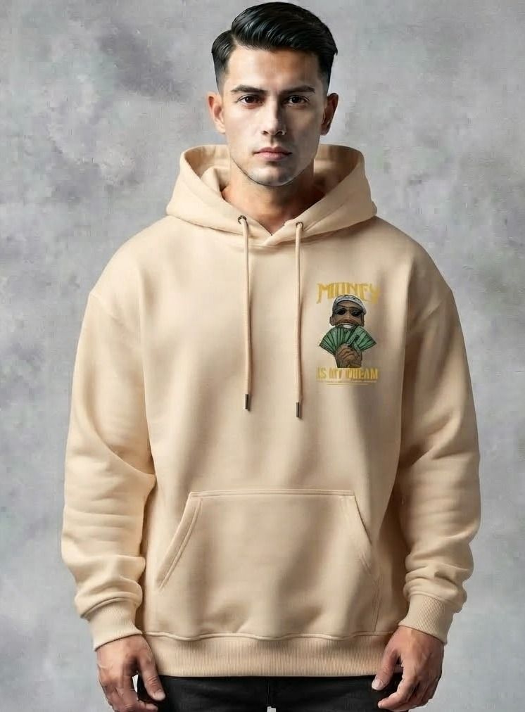 urvcreation Men Full Sleeve Graphic Print Reversible Hooded Sweatshirt-picture-36
