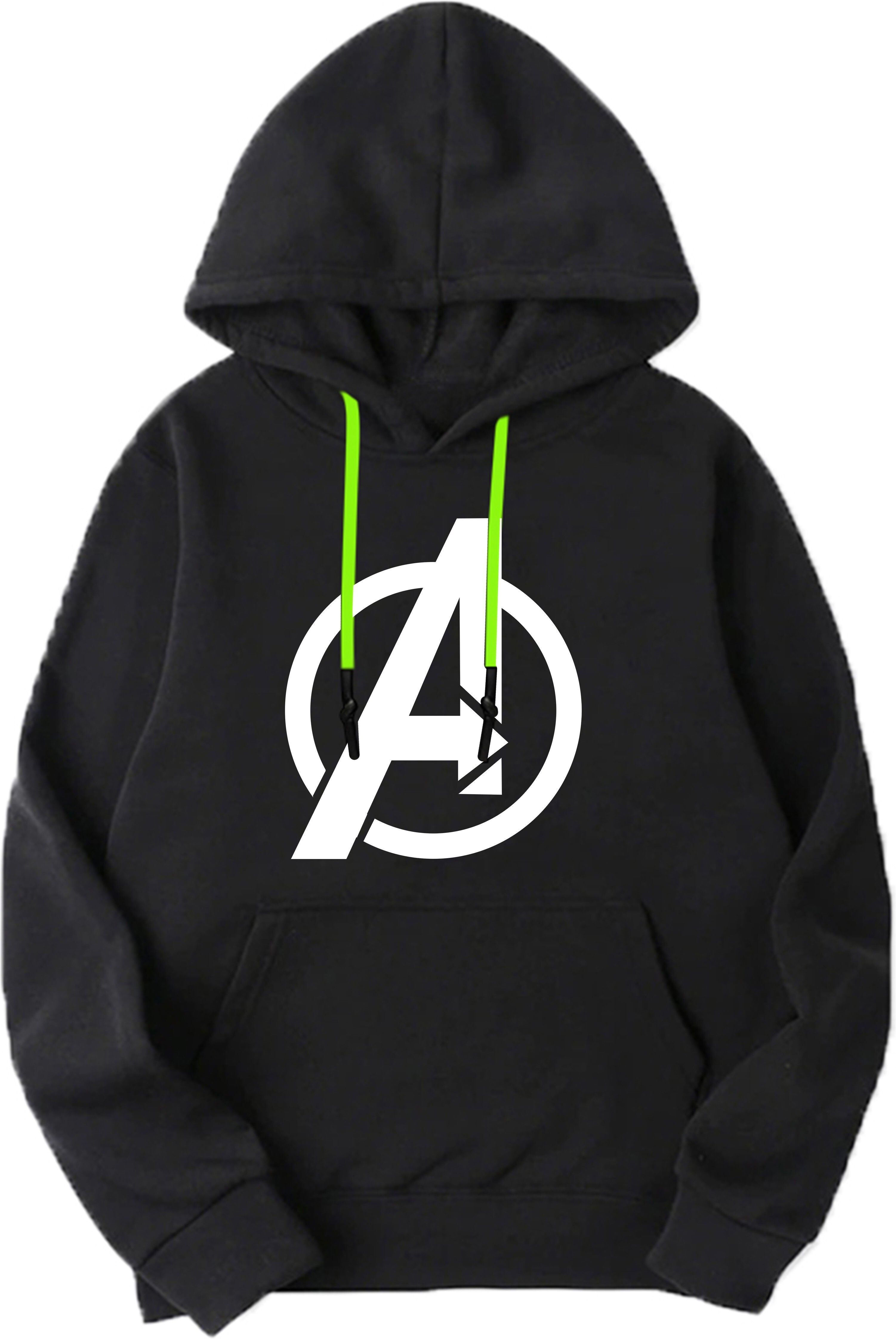ramzox Men Full Sleeve Printed Hooded Sweatshirt-picture-3