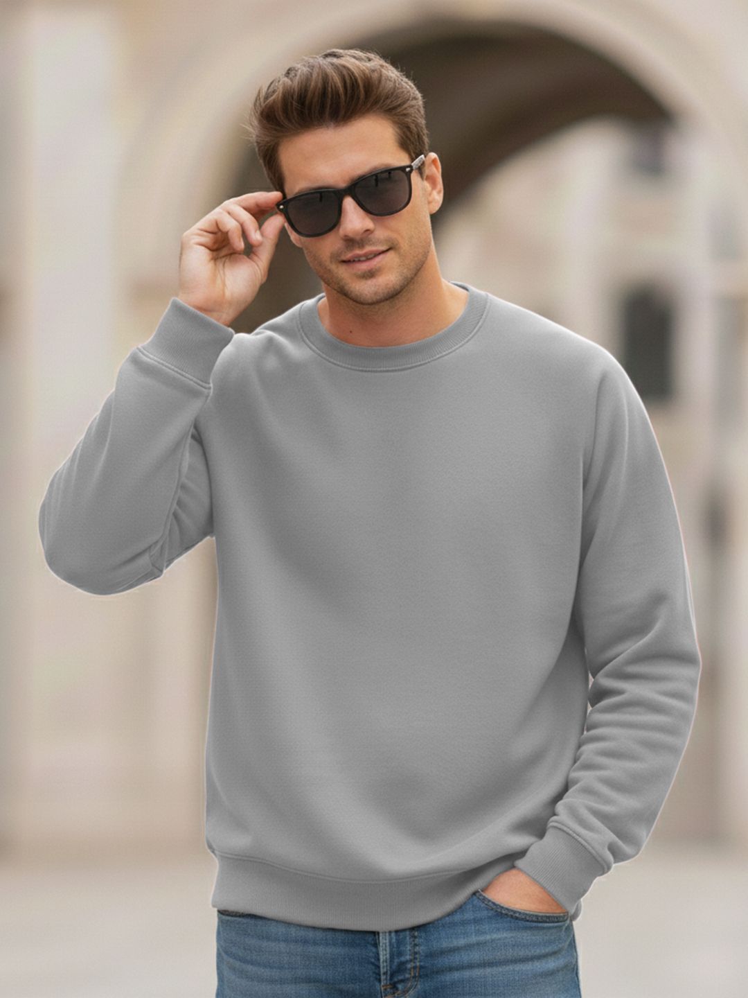 just roar Men Full Sleeve Solid Sweatshirt-picture-27