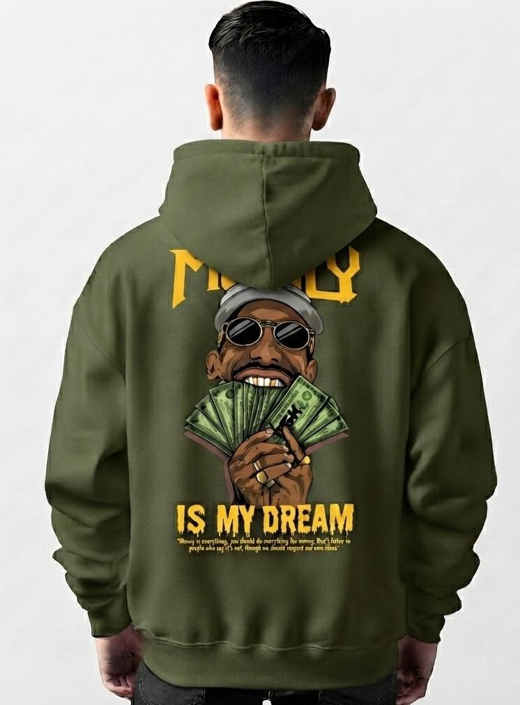 urvcreation Men Full Sleeve Graphic Print Reversible Hooded Sweatshirt-picture-31