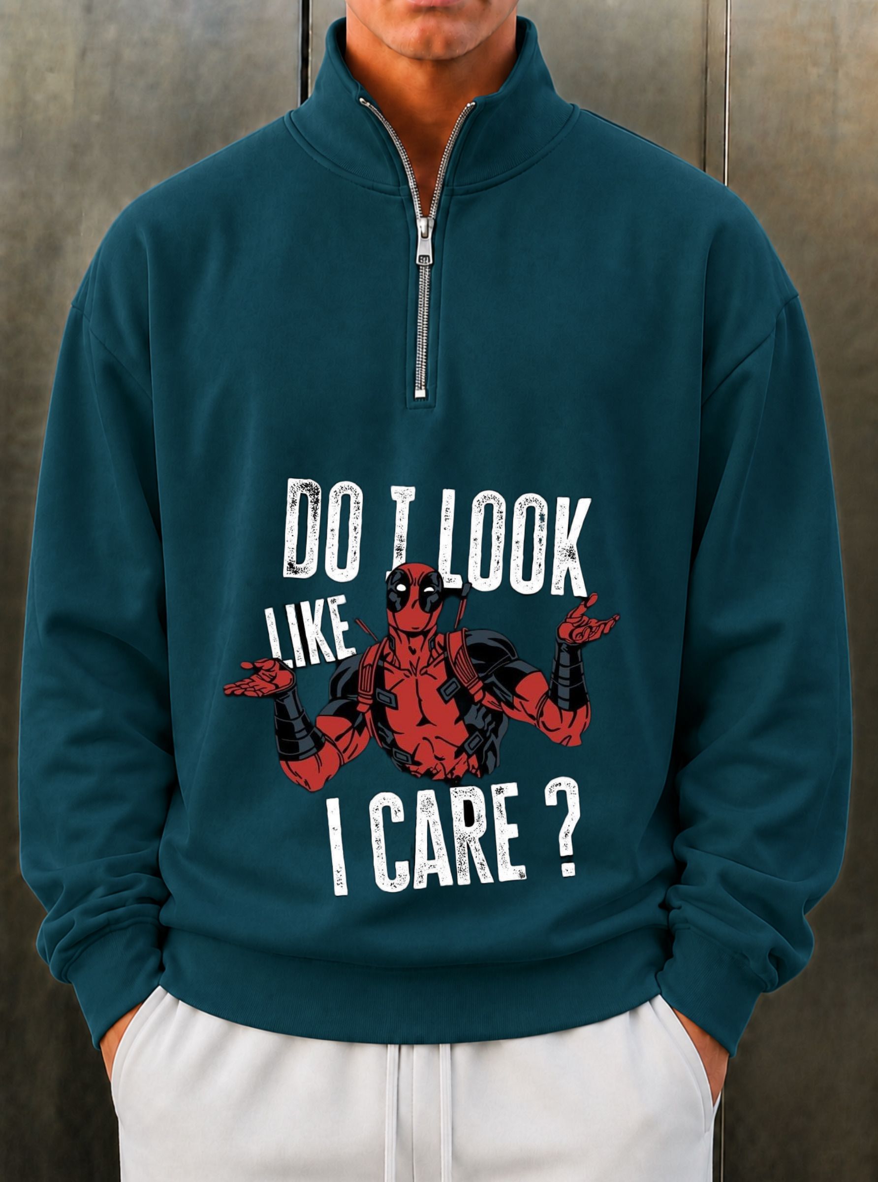 chain link Men Full Sleeve Printed Hooded Sweatshirt-picture-33