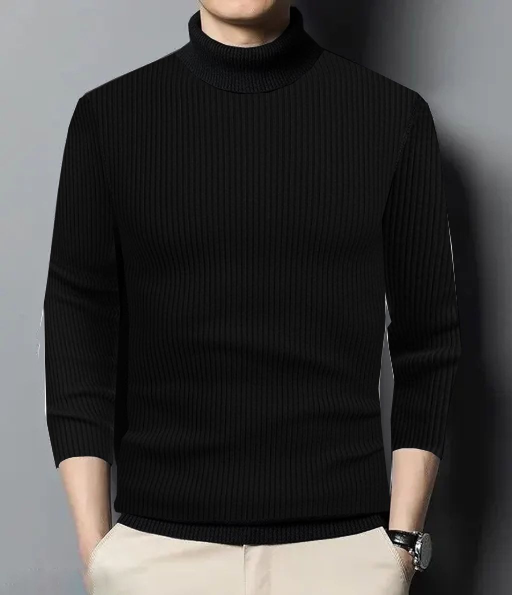 Men Full Sleeve Striped Sweatshirt