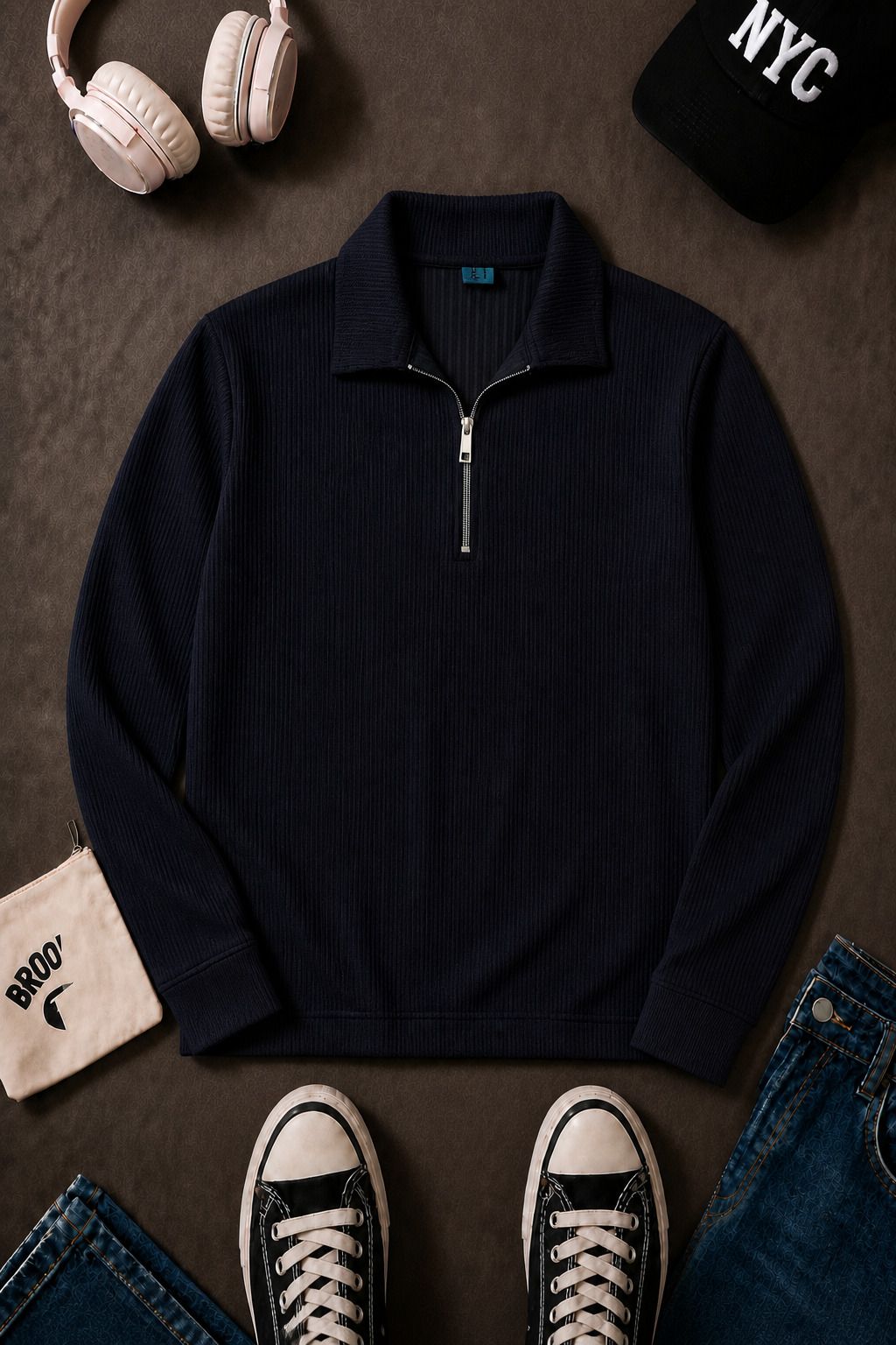 try this Men Full Sleeve Self Design Sweatshirt-picture-23