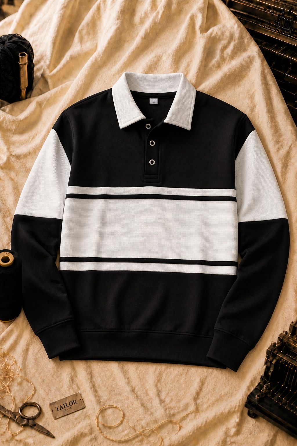try this Men Full Sleeve Color Block Sweatshirt-picture-26