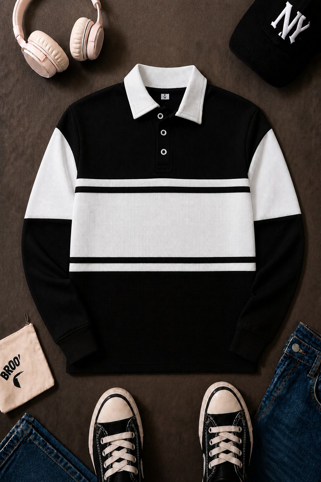 Men Full Sleeve Striped Sweatshirt-image-19