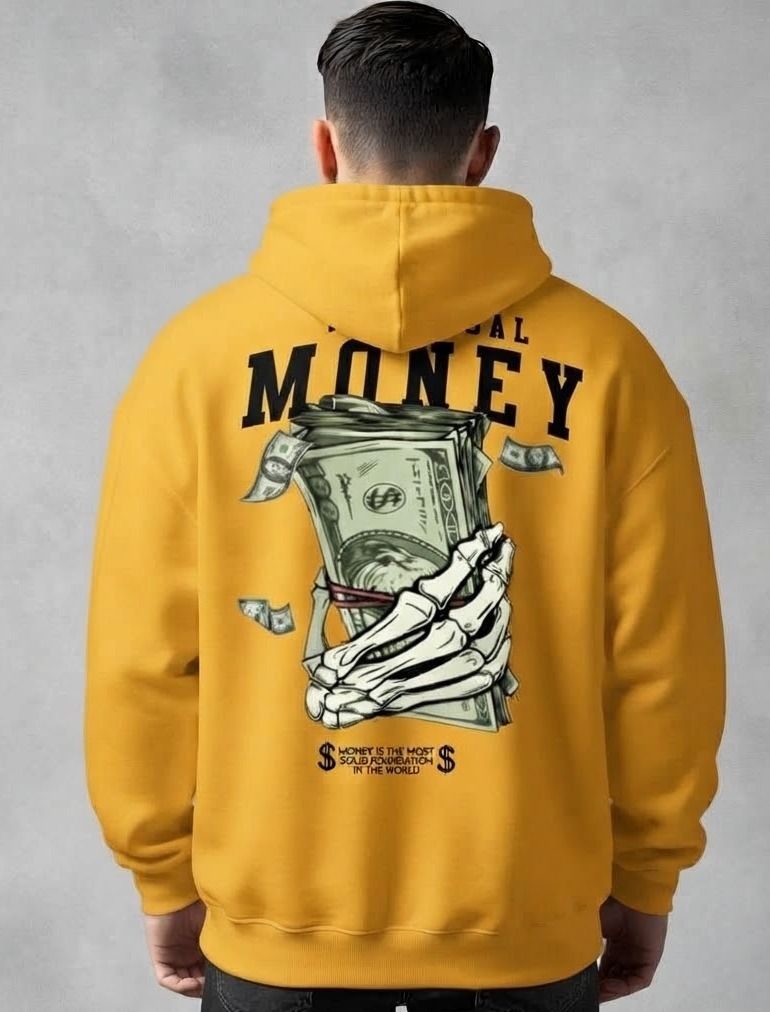 urvcreation Men Full Sleeve Graphic Print Reversible Hooded Sweatshirt-picture-34