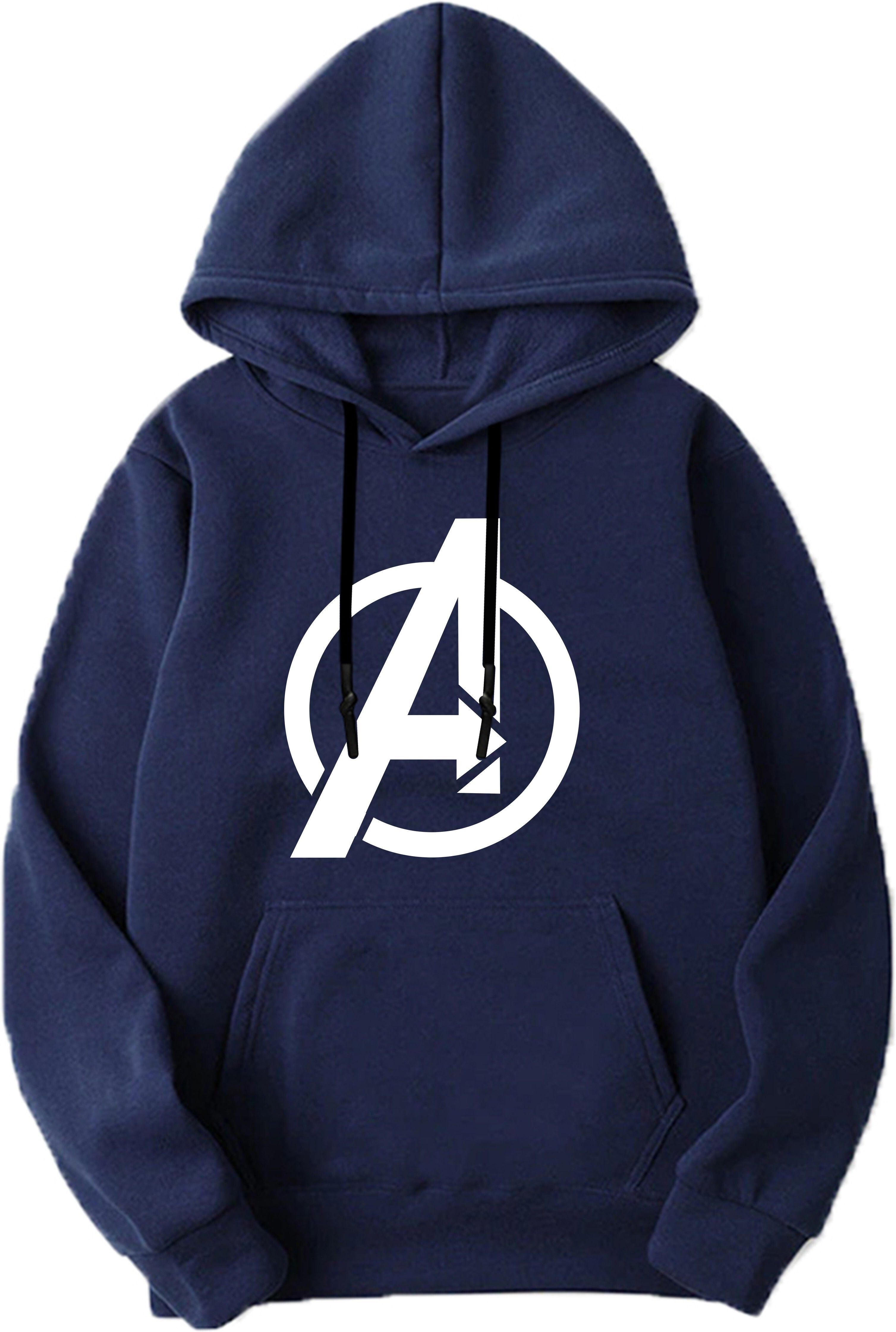 ramzox Men Full Sleeve Printed Hooded Sweatshirt-picture-7
