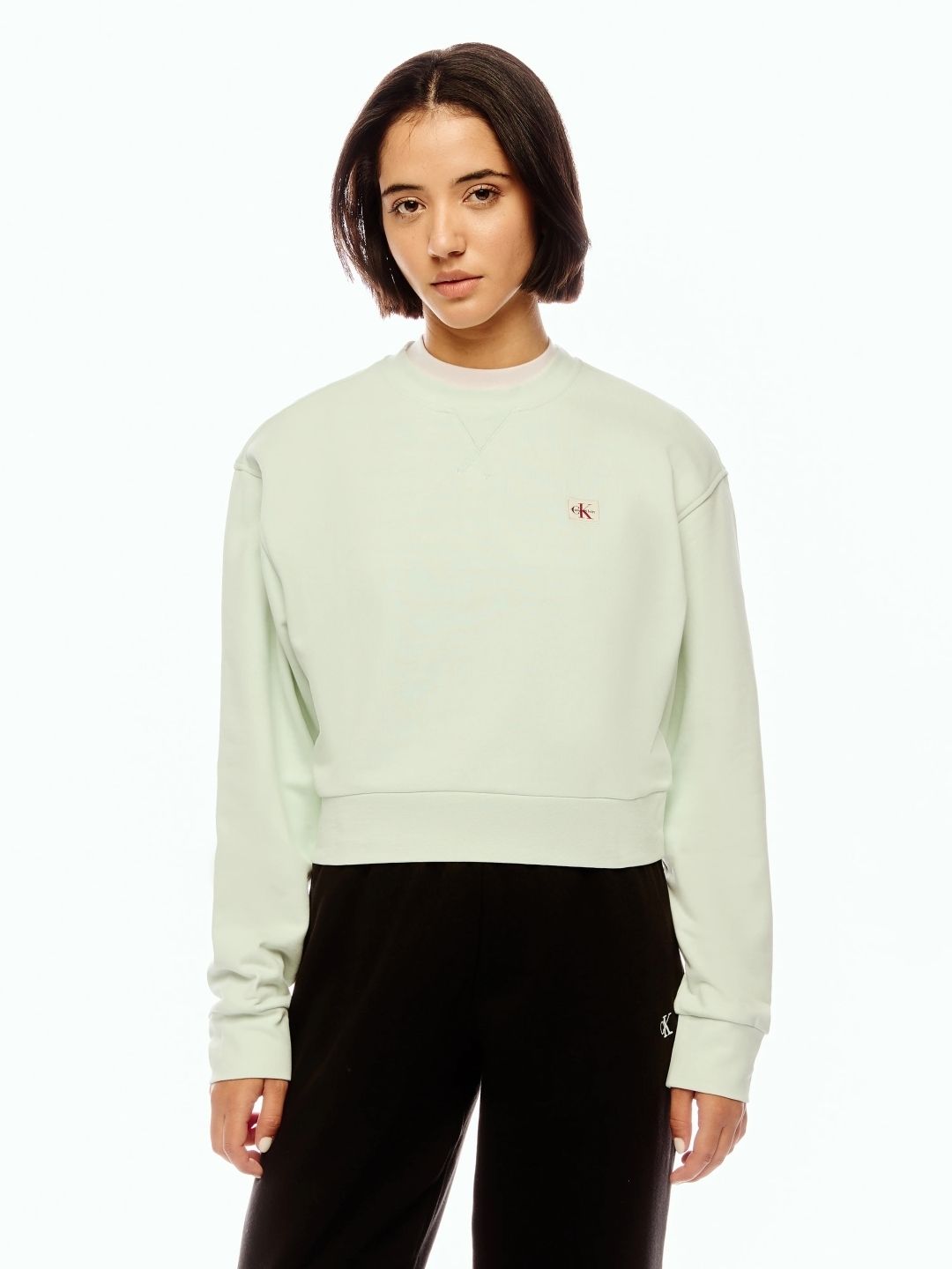 calvin klein jeans Women Full Sleeve Solid Sweatshirt-picture-15