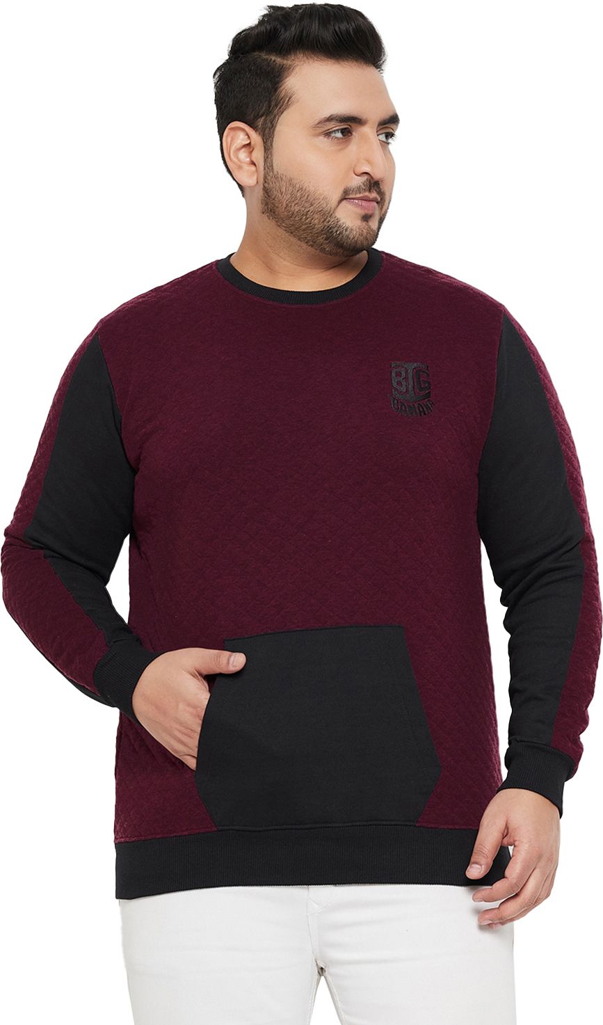 bigbanana Men Full Sleeve Color Block Sweatshirt-picture-28