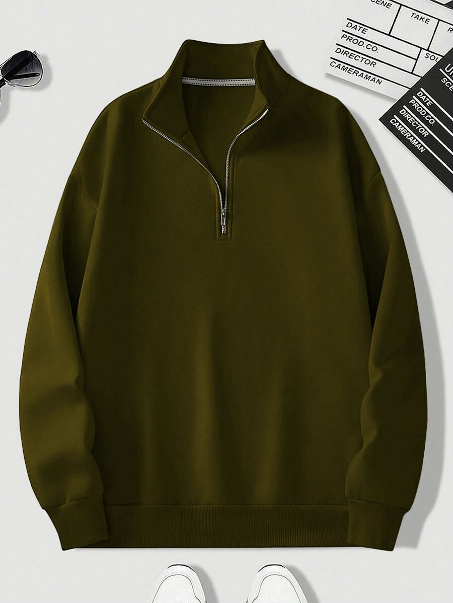 cotiq Men Full Sleeve Solid Sweatshirt-picture-15