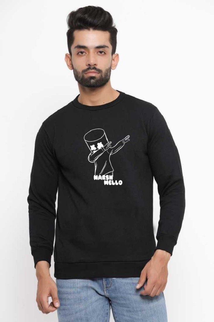 Men Full Sleeve Graphic Print Hooded Sweatshirt-image-48