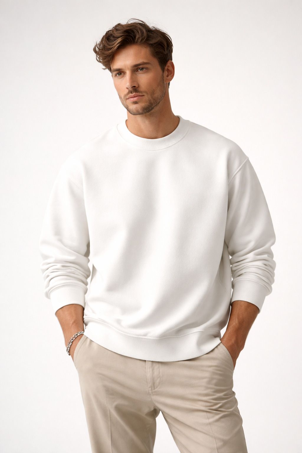 Men Full Sleeve Solid Sweatshirt-image-42