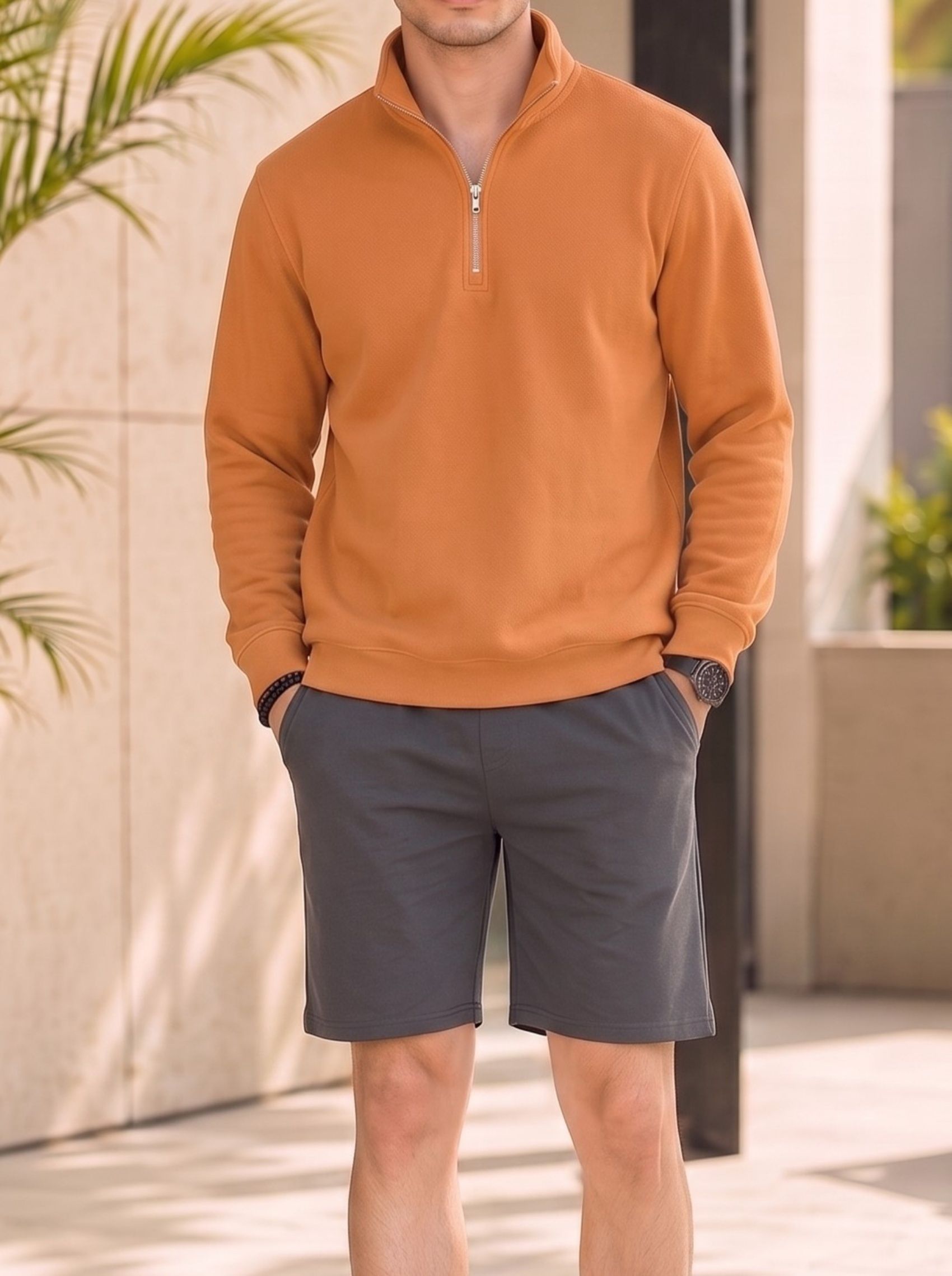 baghadbillo Men Full Sleeve Self Design, Solid Sweatshirt-picture-19