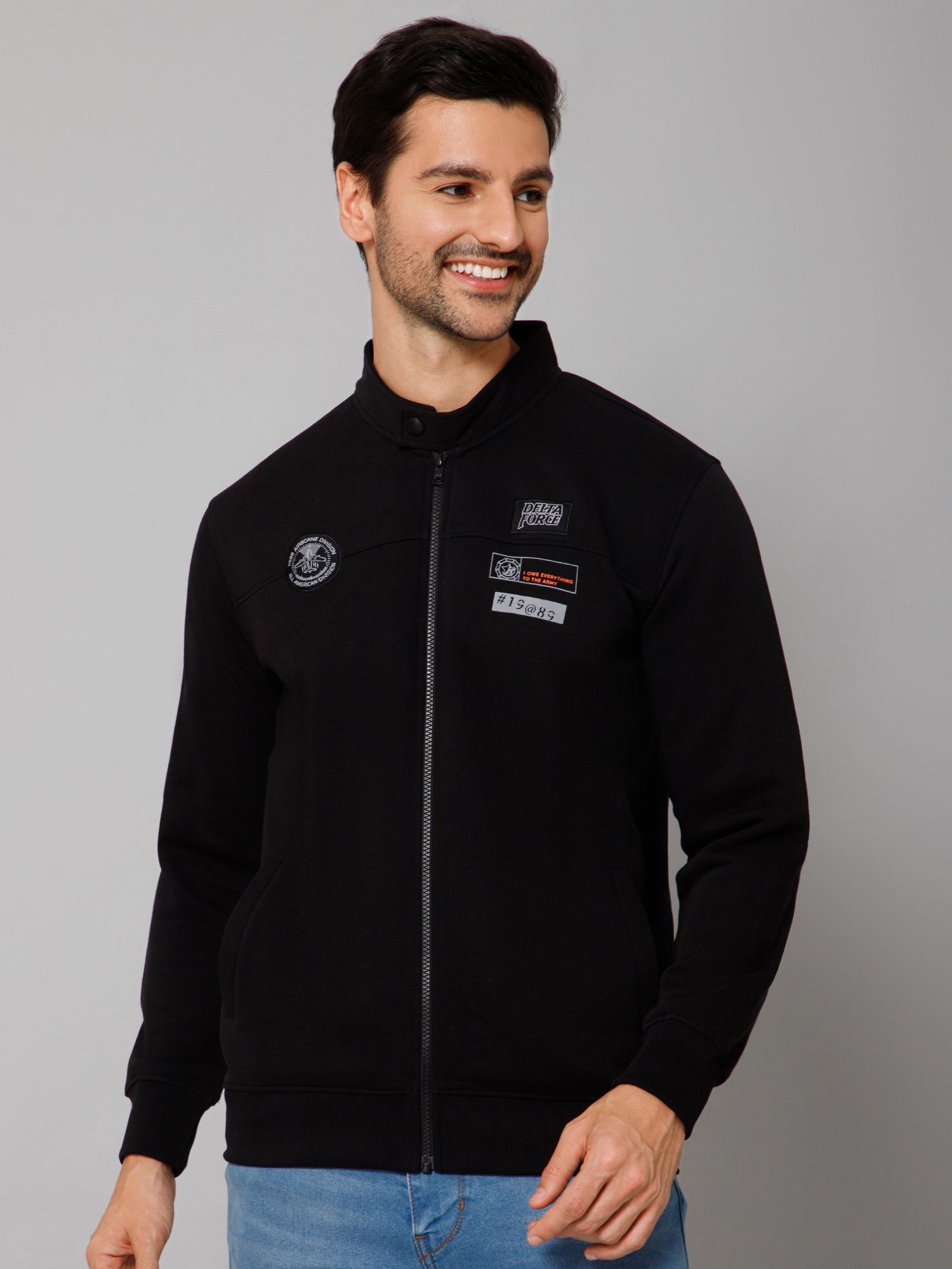 cantabil Men Full Sleeve Solid Sweatshirt-picture-14