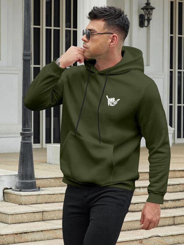 ramzox Men Full Sleeve Printed Hooded Sweatshirt-picture-41