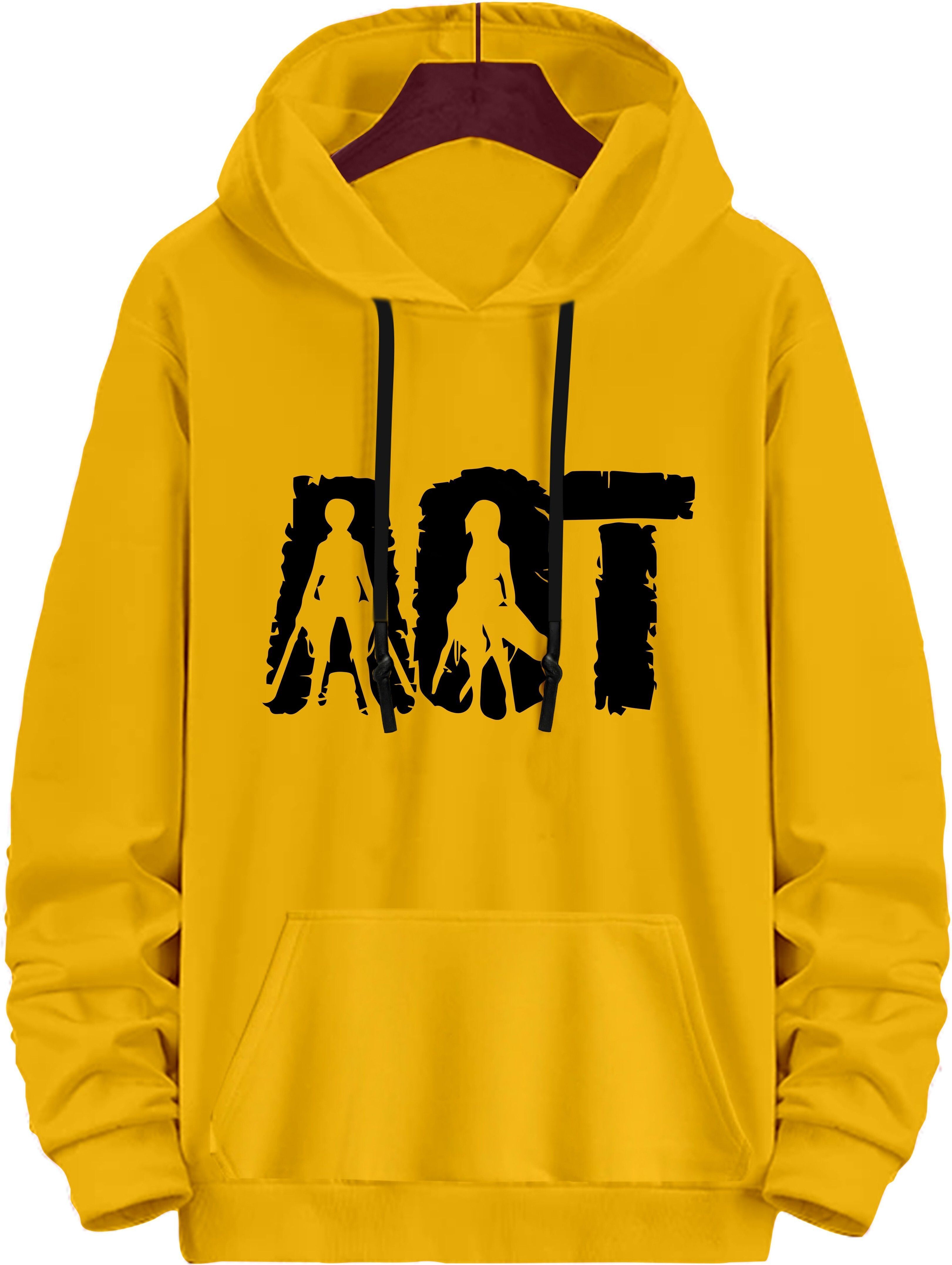 ramzox Men Full Sleeve Printed Hooded Sweatshirt-picture-26