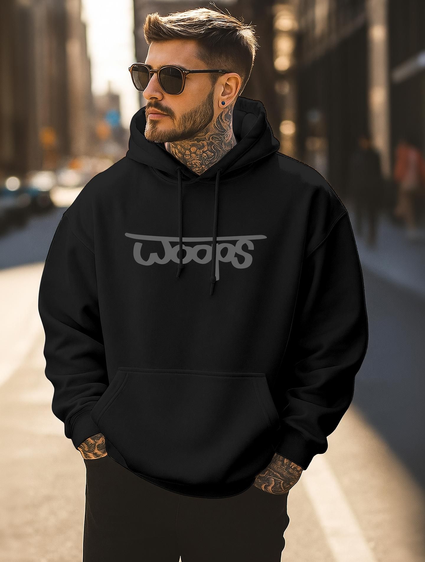 triptee Men Full Sleeve Printed Hooded Sweatshirt-picture-11