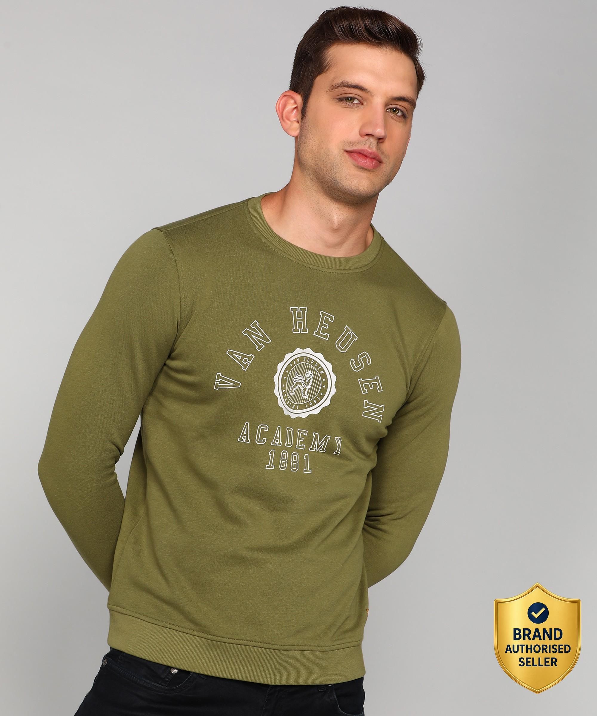 van heusen academy Men Full Sleeve Printed Sweatshirt-picture-14