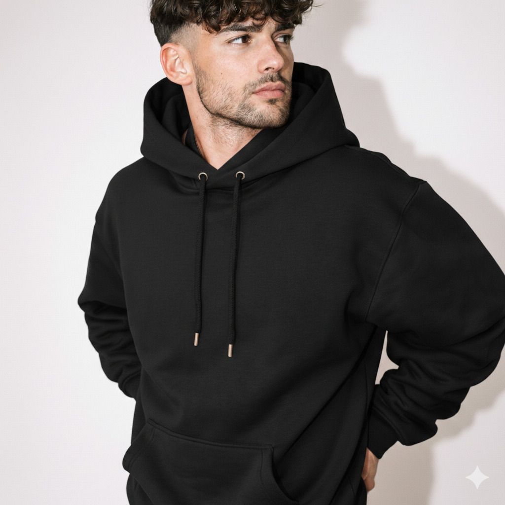 sman Men Full Sleeve Solid Hooded Sweatshirt-picture-14