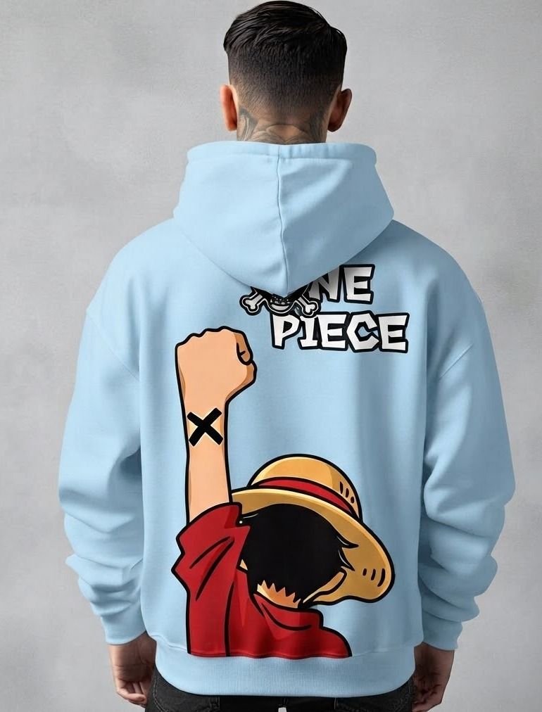 urvcreation Men Full Sleeve Graphic Print Reversible Hooded Sweatshirt-picture-21