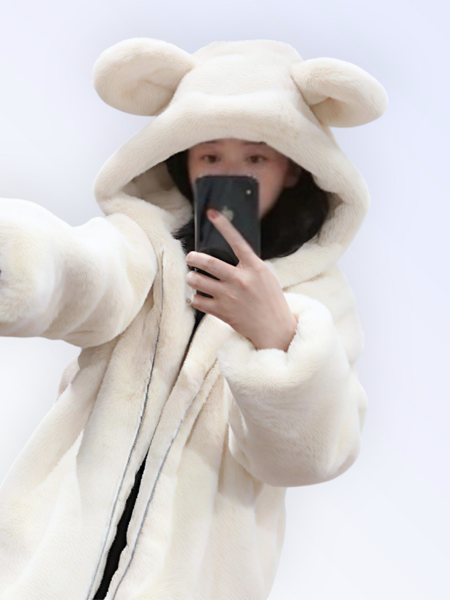 shen ellision Fleece Coat For Women-picture-14